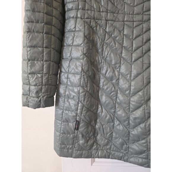The North Face Women's Puffer Long Coat Gray Grey Size M - Picture 9 of 12